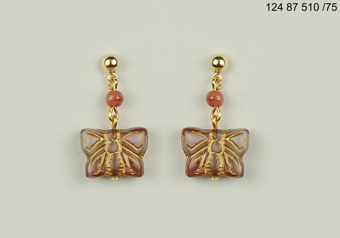 3 pcs Jewelry piece with Czech Glass Beads (OUTLET Vintage)