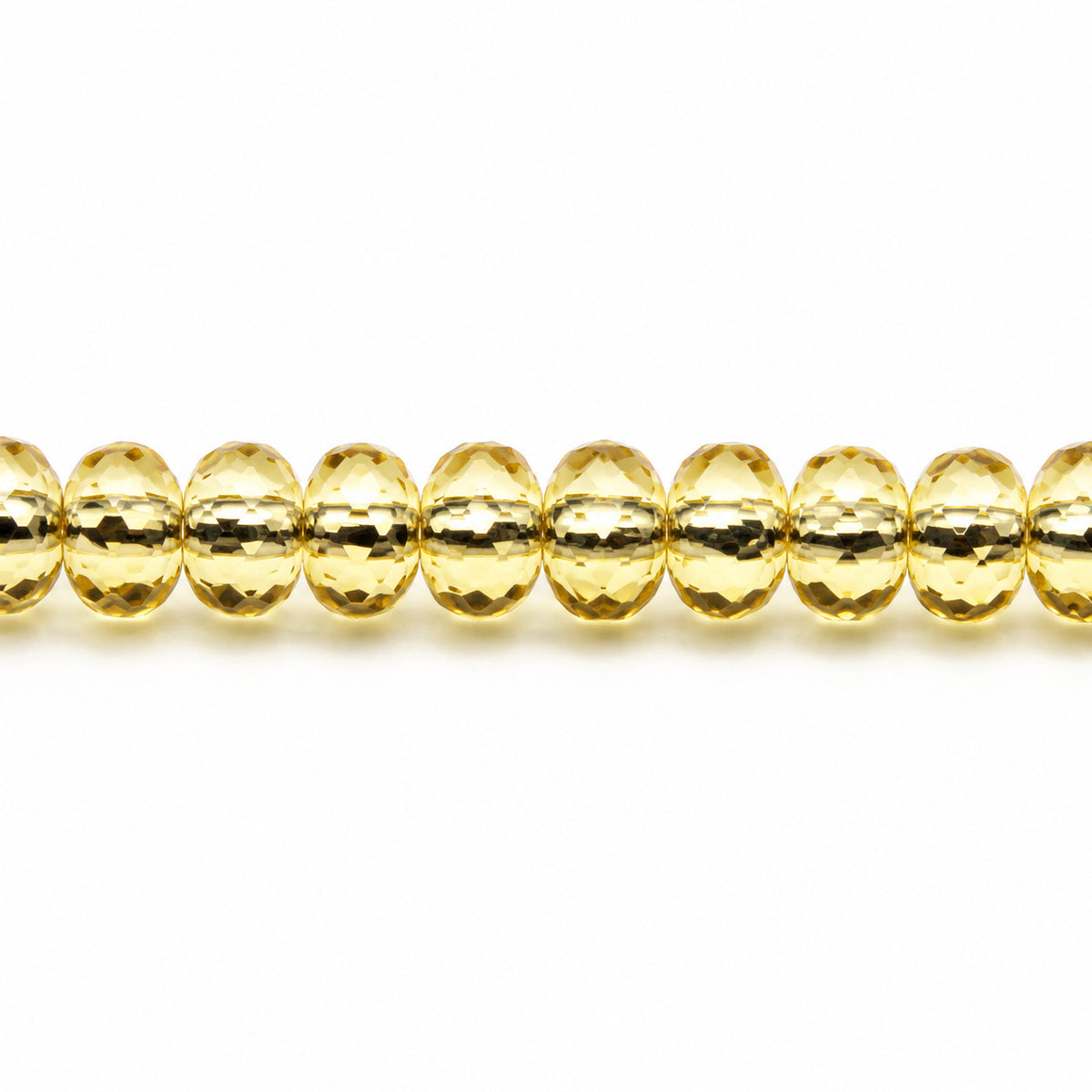 Special Cut Faceted Fire Polished Beads, Topaz Yellow Transparent (10000), Glass, Czech Republic