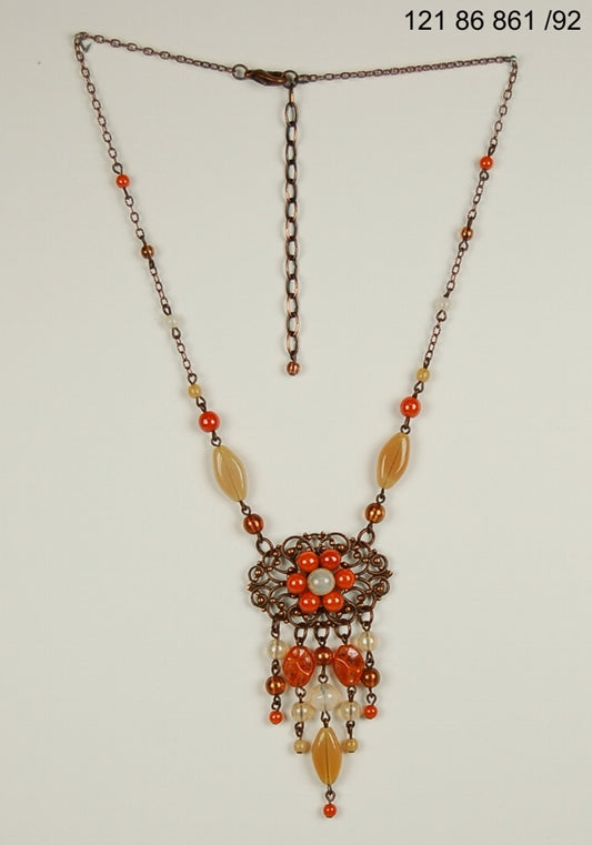 3 pcs Jewelry piece with Czech Glass Beads (OUTLET Vintage)