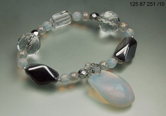 3 pcs Jewelry piece with Czech Glass Beads (OUTLET Vintage)