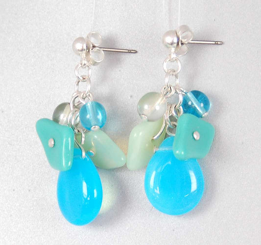 3 pcs Jewelry piece with Czech Glass Beads (OUTLET Vintage)