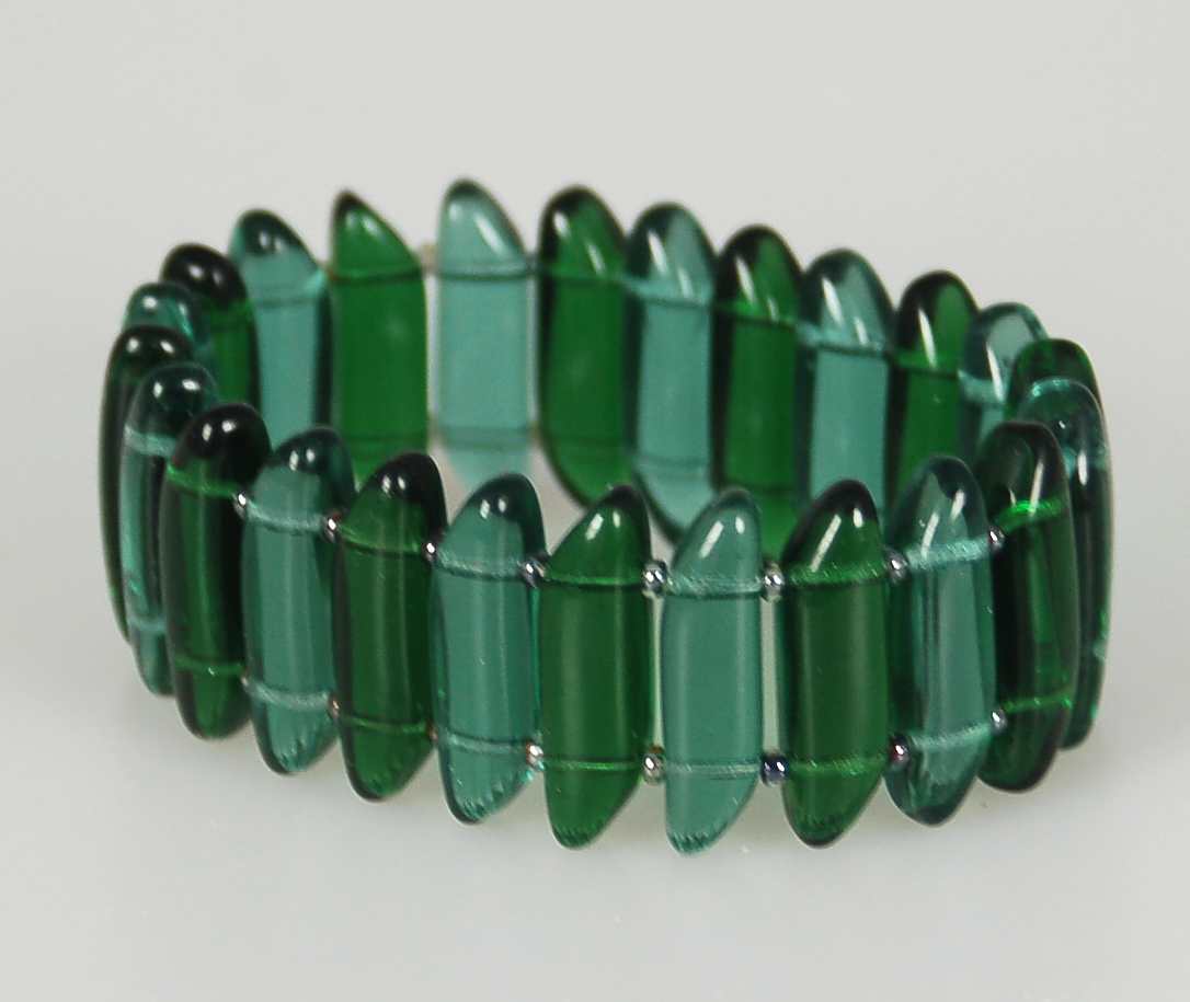 3 pcs Jewelry piece with Czech Glass Beads (OUTLET Vintage)