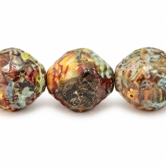 Wasp Special Cut Faceted Fire Polished Beads, X1150 Stain Strong (x1150-86805), Glass, Czech Republic