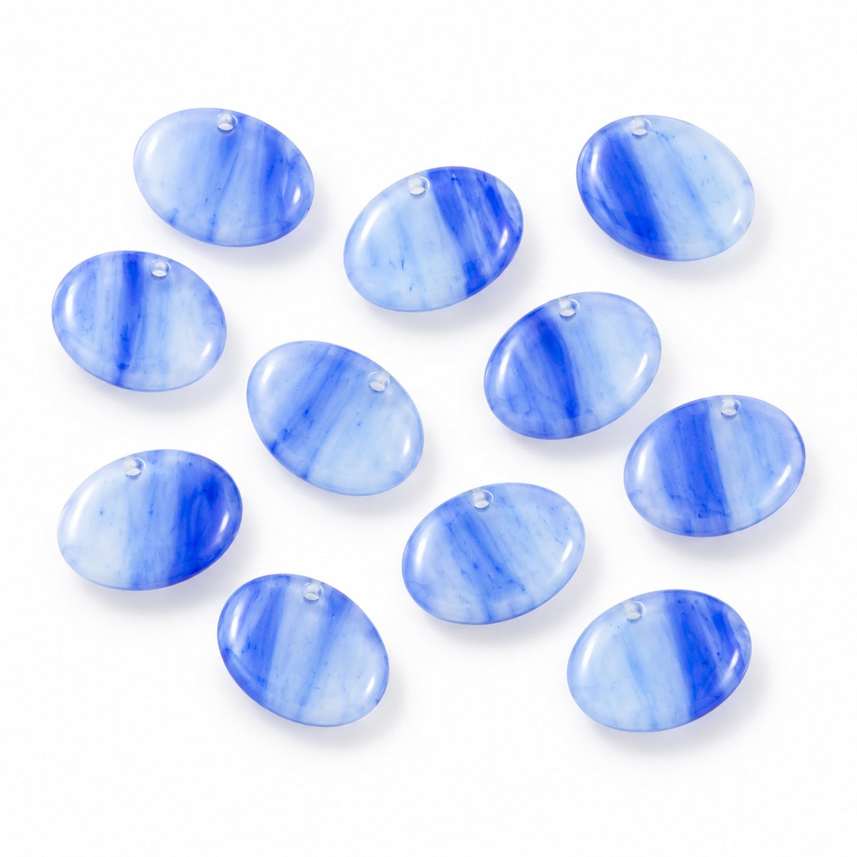 Oval Lentil Beads, X1562 Matte (x1562-84110), Glass, Czech Republic