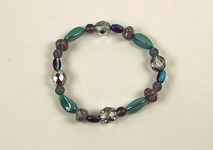 3 pcs Jewelry piece with Czech Glass Beads (OUTLET Vintage)