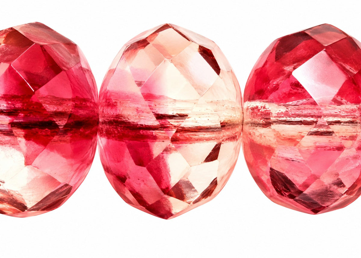 Special Cut Faceted Fire Polished Beads, T0250 (t0250), Glass, Czech Republic
