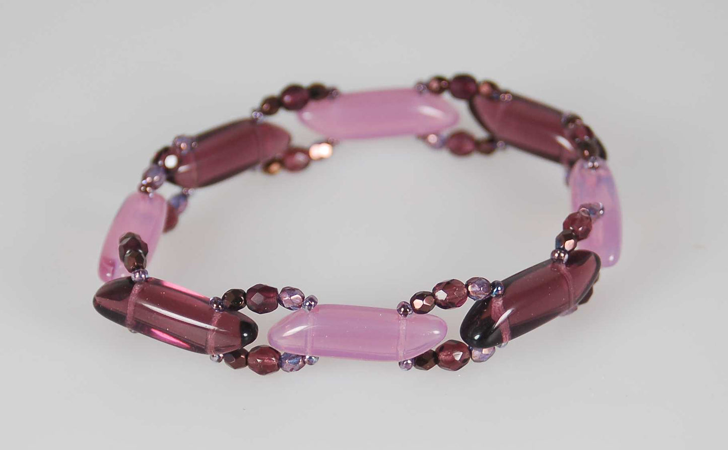 3 pcs Jewelry piece with Czech Glass Beads (OUTLET Vintage)