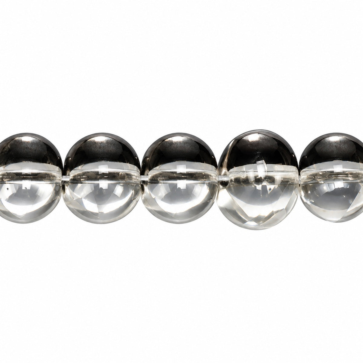 Oval Beads, Crystal (30), Glass, Czech Republic