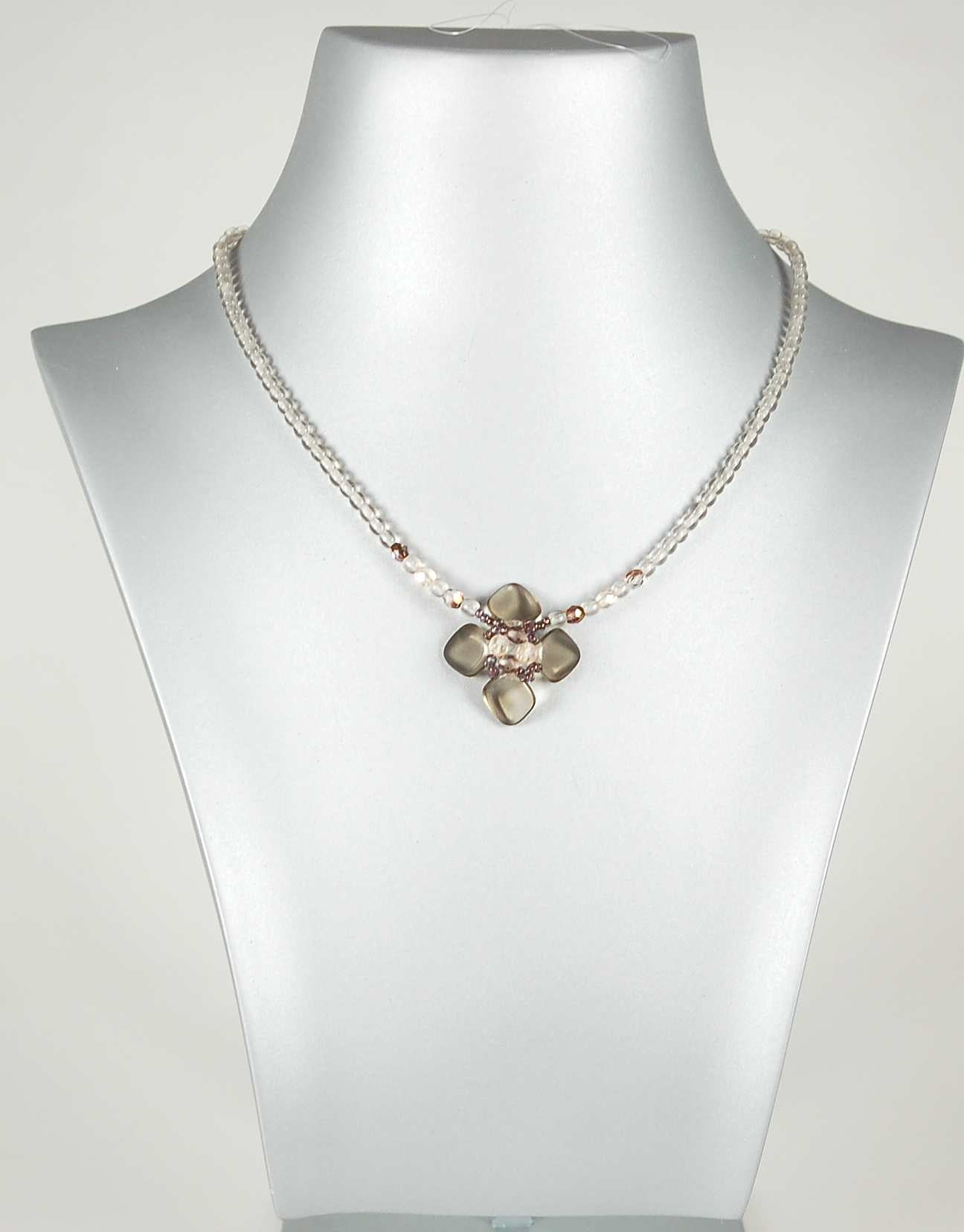 3 pcs Jewelry piece with Czech Glass Beads (OUTLET Vintage)