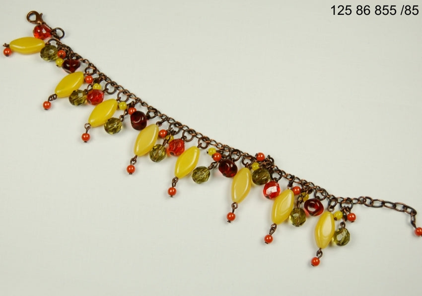 3 pcs Jewelry piece with Czech Glass Beads (OUTLET Vintage)