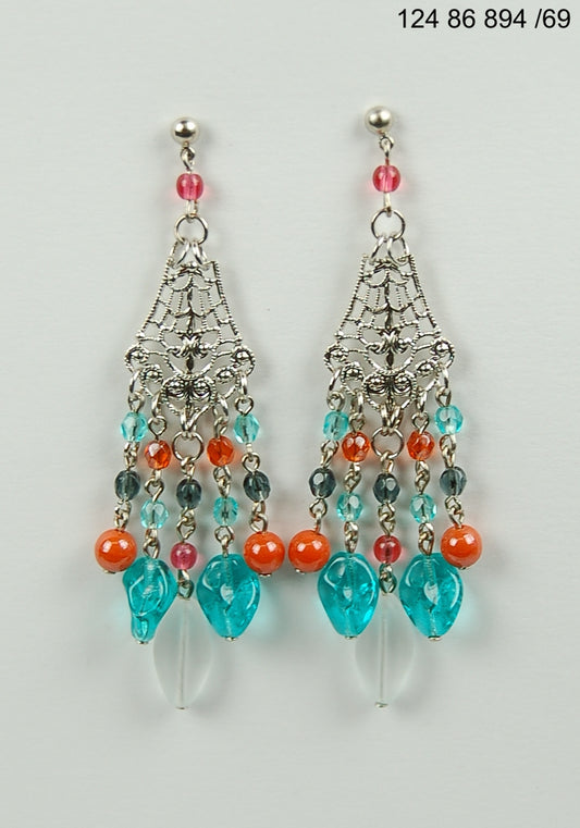 3 pcs Jewelry piece with Czech Glass Beads (OUTLET Vintage)