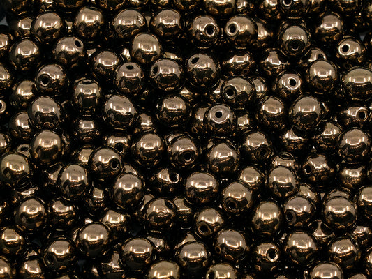 OUTLET Round Beads, 6 mm, Glass, Czech Republic