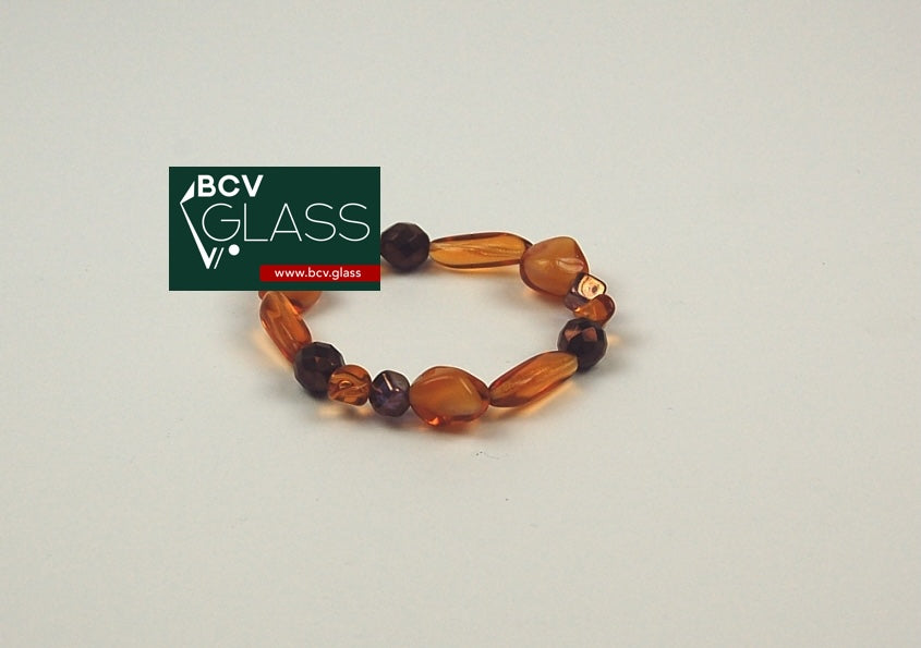 3 pcs Jewelry piece with Czech Glass Beads (OUTLET Vintage)