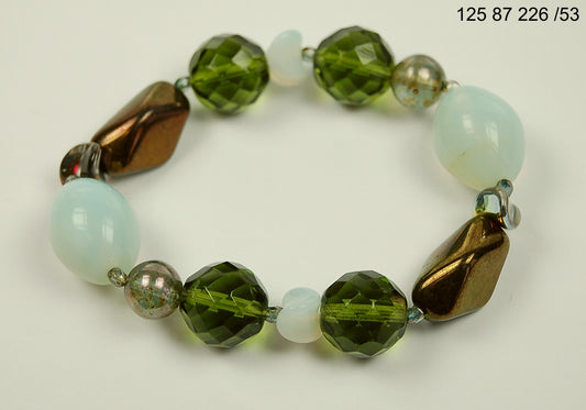 3 pcs Jewelry piece with Czech Glass Beads (OUTLET Vintage)