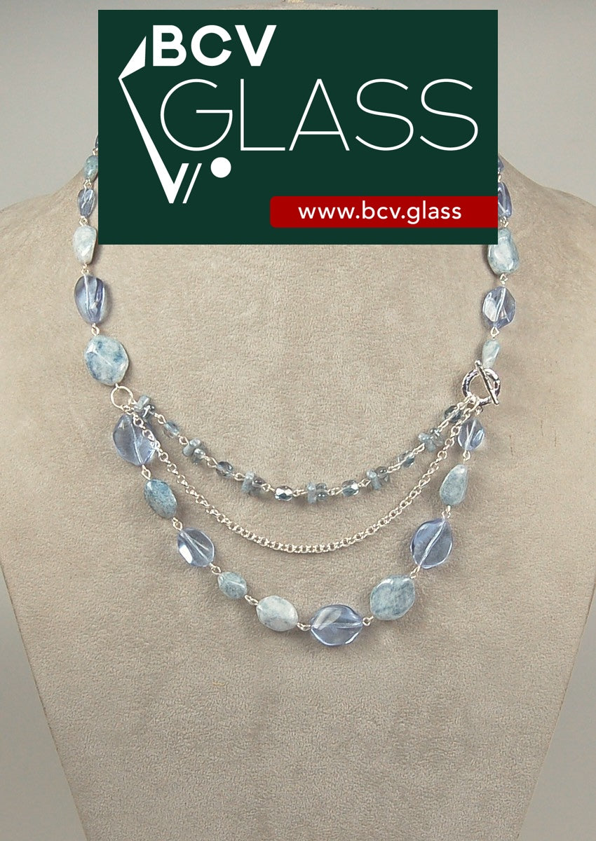 3 pcs Jewelry piece with Czech Glass Beads (OUTLET Vintage)