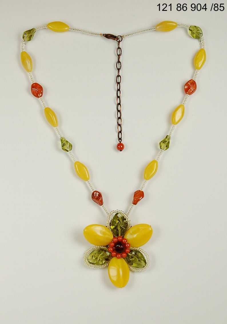 3 pcs Jewelry piece with Czech Glass Beads (OUTLET Vintage)