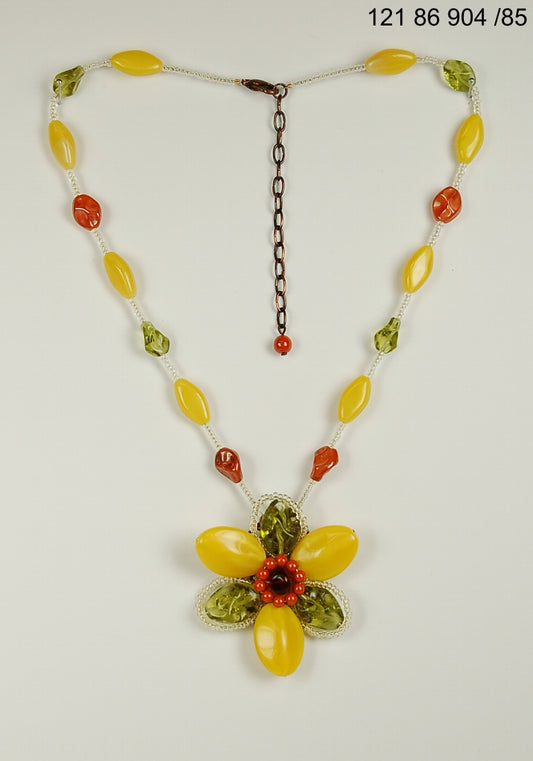 3 pcs Jewelry piece with Czech Glass Beads (OUTLET Vintage)