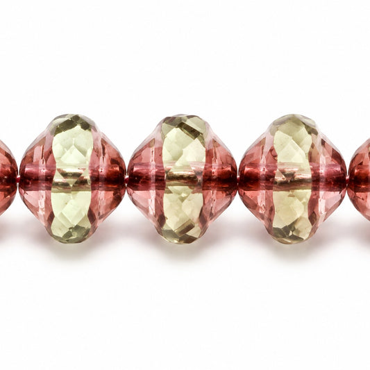 Faceted Special Cut Beads Ufo, T0110 Stain Strong (t0110-86805), Glass, Czech Republic