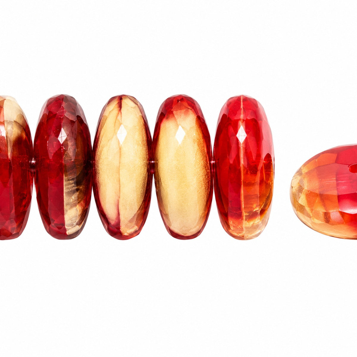 Space Disk Beads, X2014 (x2014), Glass, Czech Republic