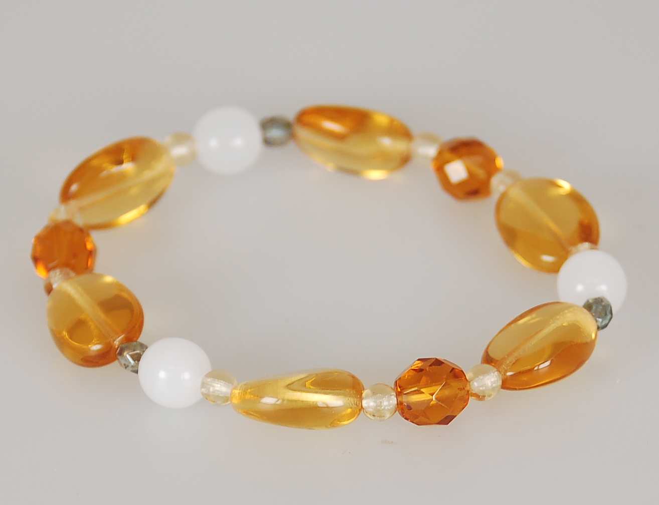 3 pcs Jewelry piece with Czech Glass Beads (OUTLET Vintage)