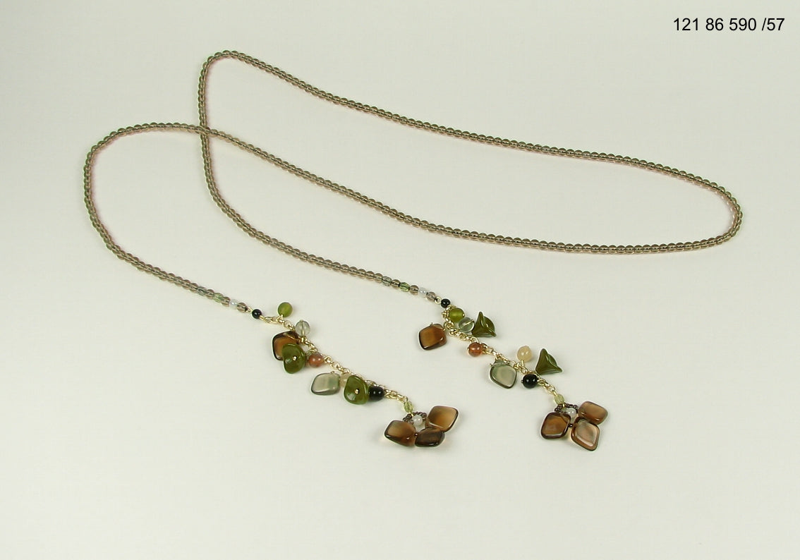 3 pcs Jewelry piece with Czech Glass Beads (OUTLET Vintage)