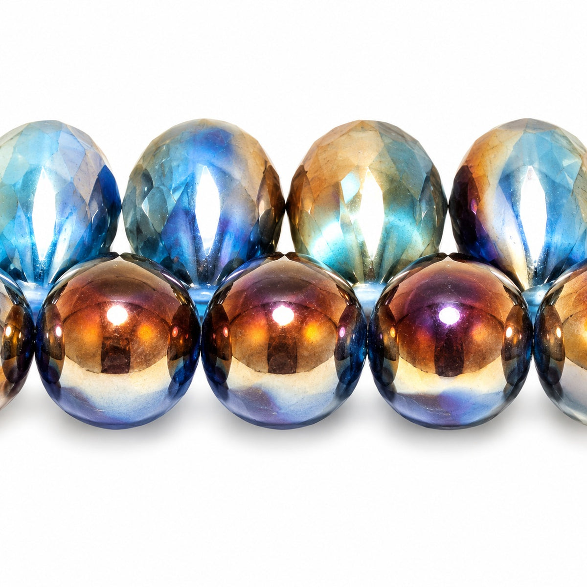 Drop Beads, Tt021 Crystal Bronze Capri (tt021-22601), Glass, Czech Republic