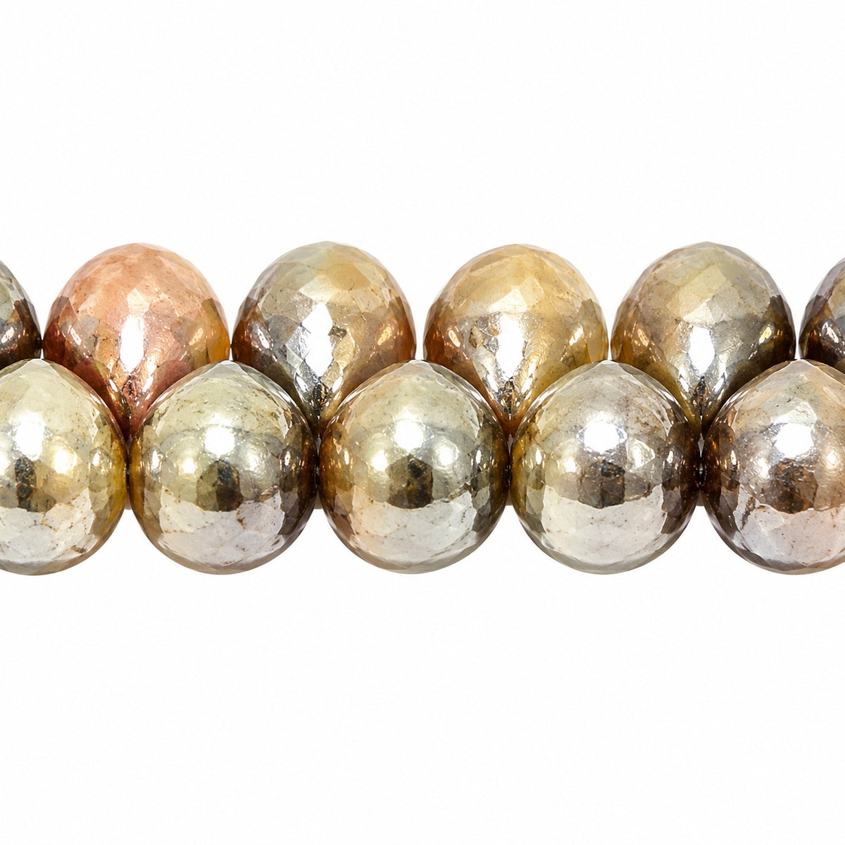 Drop Beads, X2402 Stain With Luster Amber (x2402-65401), Glass, Czech Republic