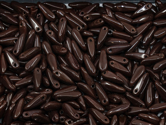 アウトレット ダガーチェコプレスガラスビーズ、3x11 mm、ガラス、チェコ共和国