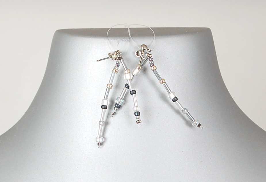 3 pcs Jewelry piece with Czech Glass Beads (OUTLET Vintage)