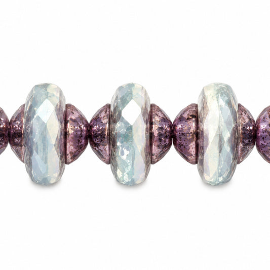 Faceted Special Cut Beads Ufo, X3177 Bronze (x3177-14415), Glass, Czech Republic