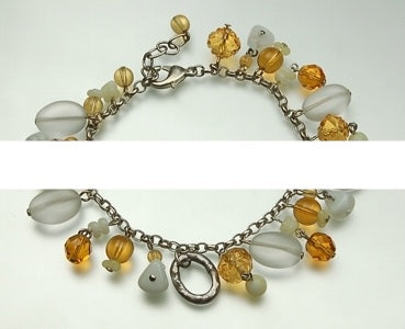 3 pcs Jewelry piece with Czech Glass Beads (OUTLET Vintage)