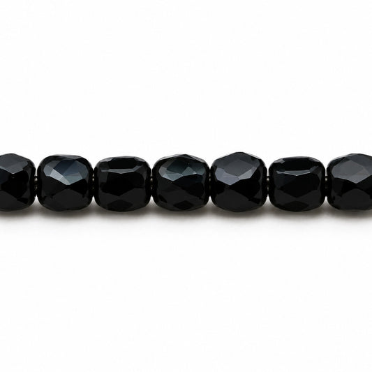 Faceted Special Cut Beads, Opaque Blue Travertin (33070-86800), Glass, Czech Republic