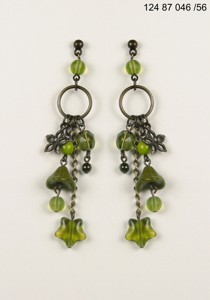 3 pcs Jewelry piece with Czech Glass Beads (OUTLET Vintage)