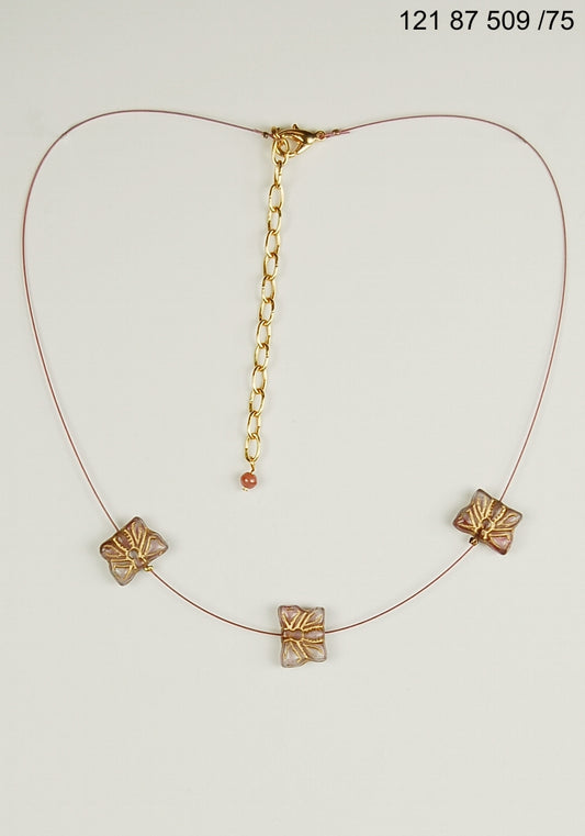 3 pcs Jewelry piece with Czech Glass Beads (OUTLET Vintage)