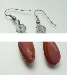 3 pcs Jewelry piece with Czech Glass Beads (OUTLET Vintage)