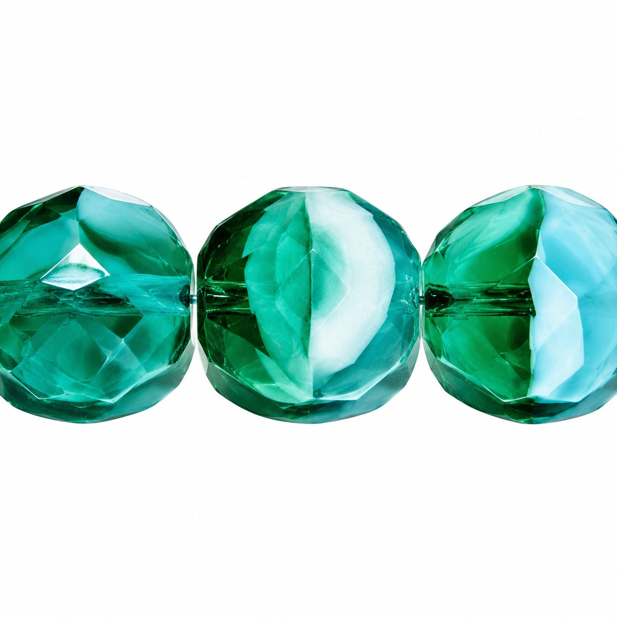 Faceted Round Fire Polished Beads, Z0070 (z0070), Glass, Czech Republic