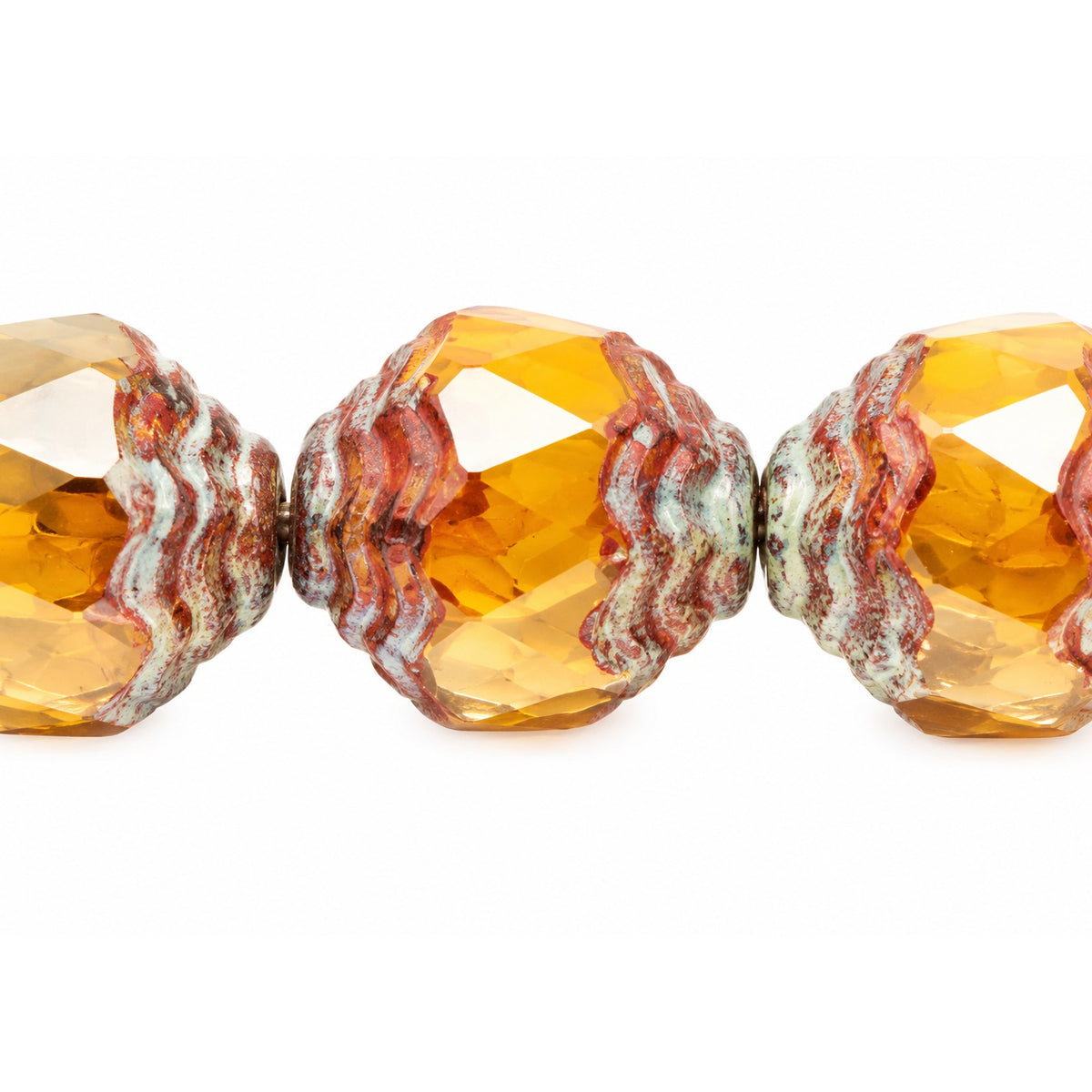 Special Cut Faceted Fire Polished Beads, X1132 Stain Strong (x1132-86805), Glass, Czech Republic