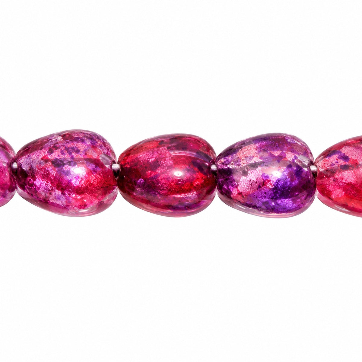 Heart Beads, Crystal 48510 (00030-48510), Glass, Czech Republic