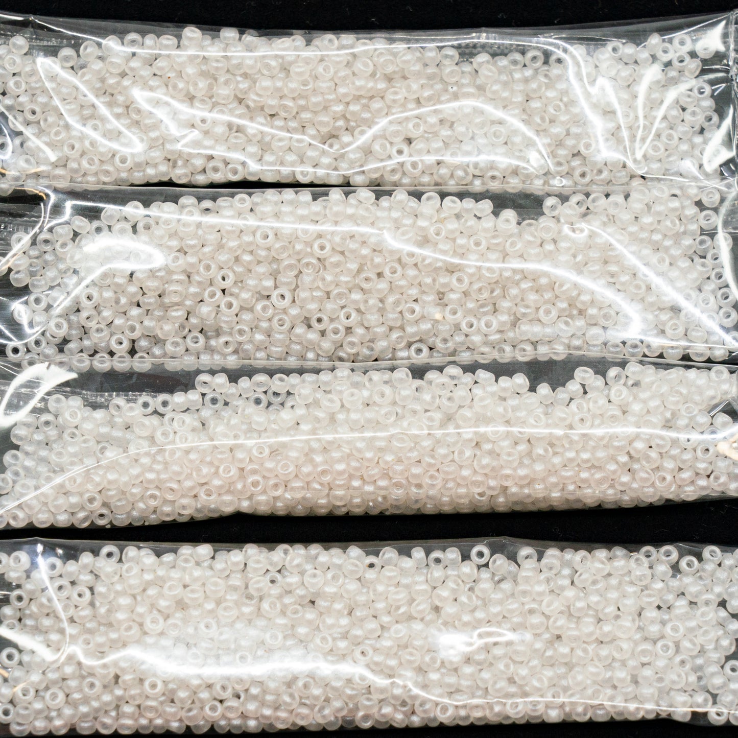 奥特莱斯 10 克宝仕奥莎 Ornela 种子珠，圆孔，散装，10/0，珍珠白 (00050-51500)，玻璃，捷克共和国