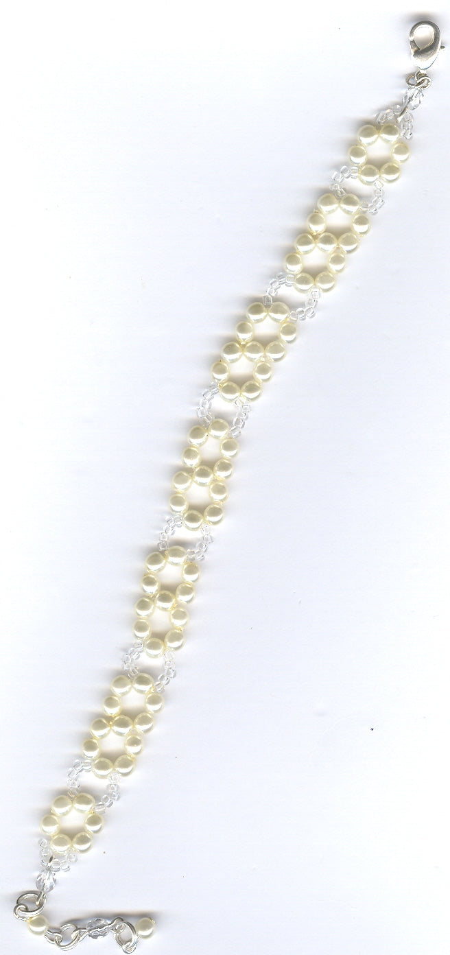 3 pcs Jewelry piece with Czech Glass Beads (OUTLET Vintage)