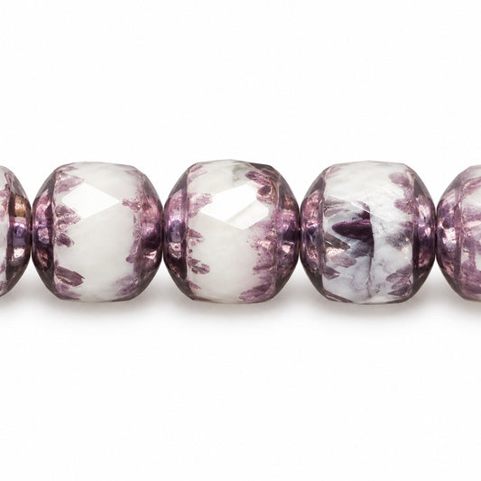Cathedral Faceted Fire Polished Beads, T0960 Bronze (t0960-14415), Glass, Czech Republic