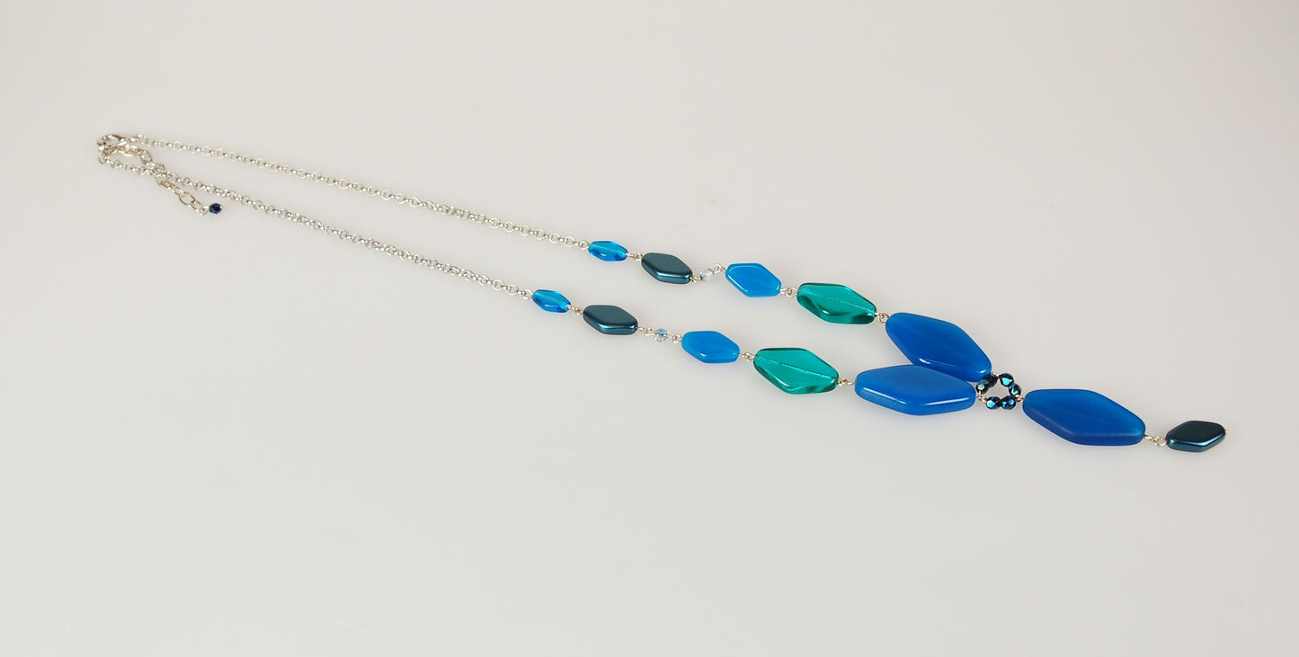 3 pcs Jewelry piece with Czech Glass Beads (OUTLET Vintage)