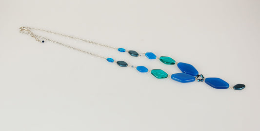 3 pcs Jewelry piece with Czech Glass Beads (OUTLET Vintage)