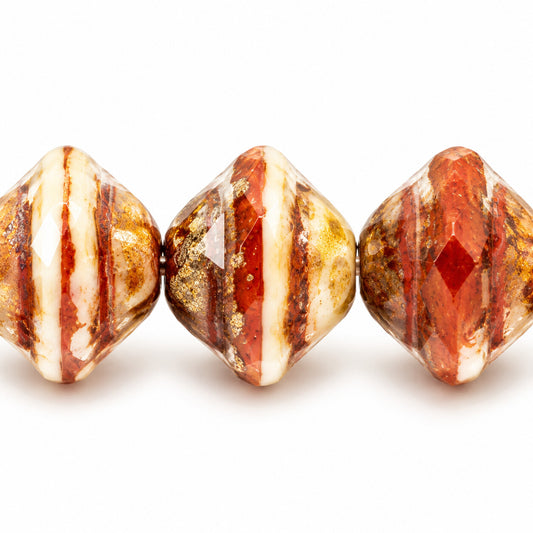 Faceted Special Cut Beads Ufo, X3113 Stain Strong (x3113-86805), Glass, Czech Republic