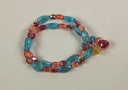 3 pcs Jewelry piece with Czech Glass Beads (OUTLET Vintage)