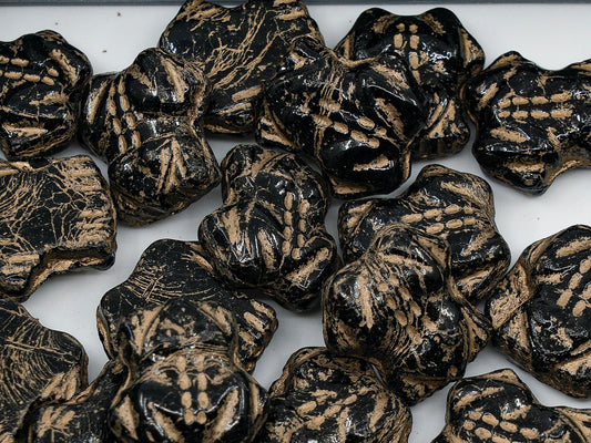 アウトレット カエルビーズ、mm、ガラス、チェコ共和国