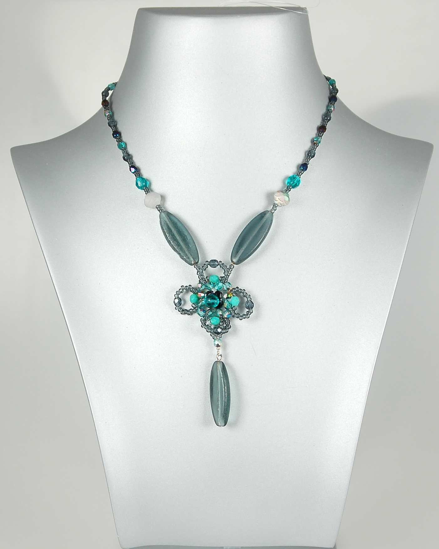 3 pcs Jewelry piece with Czech Glass Beads (OUTLET Vintage)