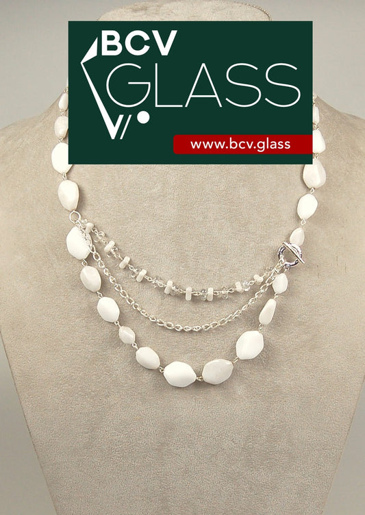 3 pcs Jewelry piece with Czech Glass Beads (OUTLET Vintage)