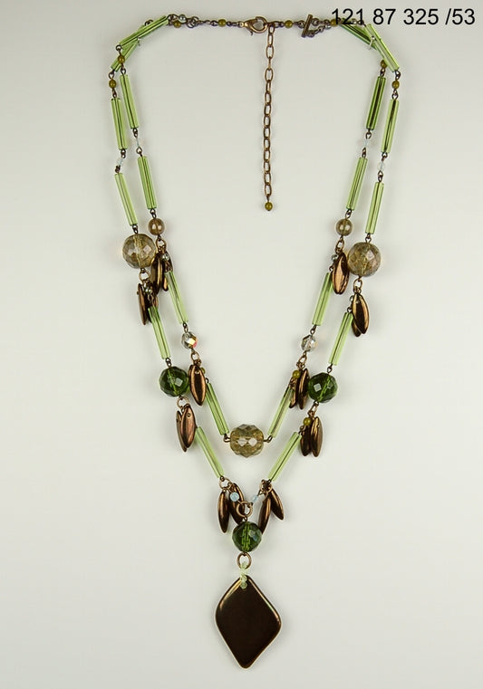 3 pcs Jewelry piece with Czech Glass Beads (OUTLET Vintage)