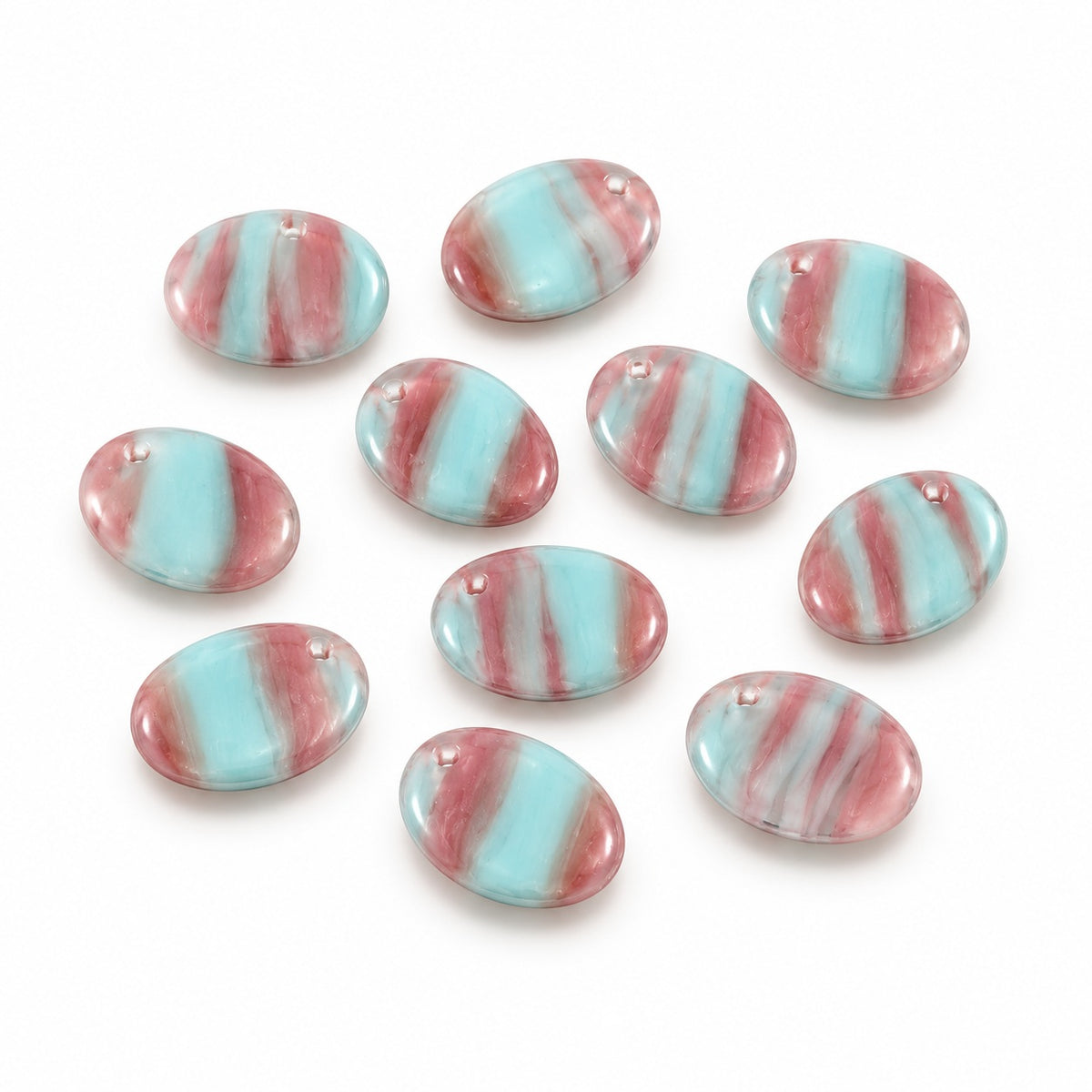 Oval Lentil Beads, X1568 (x1568), Glass, Czech Republic